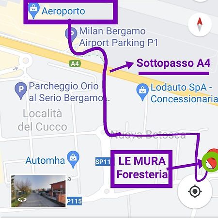 Le Mura Foresteria Грасобио Екстериор снимка